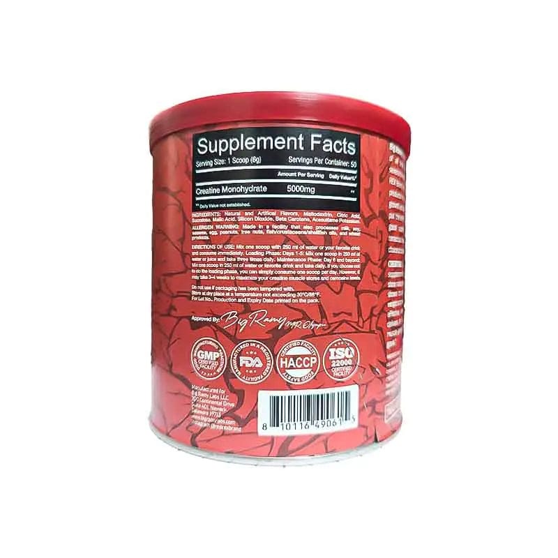Big Ramy Labs Red Rex Creatine, Unflavored, 300 Gm, Can Improve Brain Function